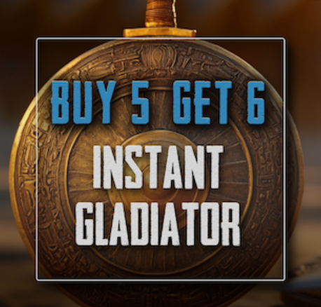 buy 5, get 6 Instant Gladiator PropShopTrader